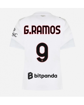 AC Milan Goncalo Ramos #9 Maglia Gara Trasferta Repliche 2026-27 Donna Maniche Corte AC Milan Goncalo Ramos #9 Maglia Gara Trasferta Repliche 2026-27 Donna Maniche Corte